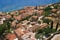 View from hill in Monemvasia, Greece