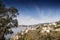 View from a hill side looking down at the town of almunecar