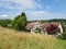 View from a hill to the city of Waldenbuch Germany