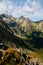 View from hill Velka Svistovka in High Tatra Mountains