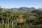 View of hills and mountains in Vinales, Cuba