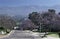 View of the hills overlooking Santa Barbara, California