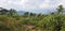 View of the hilltop pathway north of Thailand.