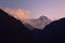 View of Himalaya snow mountain from Ulleri, Nepal