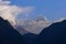 View of Himalaya snow mountain from Ulleri, Nepal