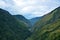 View of the Himalayan Mountains on the way from Ghunsa to Amjilosa. Kangchenjunga, Nepal