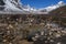 view of the Himalayas (Awi, Cholatse, Tabuche Peak) from Pheriche