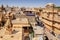 View of Hindu temples and houses inside Golden Fort of Jaisalmer