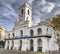 View of historic Cabildo building in downtown Buenos Aires.