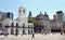 View of historic Cabildo building in downtown Buenos Aires, Argentina.