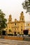 View of the historic cathedral of Huelva in the old city center