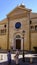 view of the historic center of Fano, Marche, Italy. church