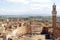 View of historic city of Siena, Tuscany, Italy
