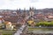 View of the historic city of Wuerzburg