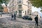 View of the historic district of Montmartre in Paris, France