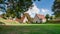 View on historic Fortress Bourtange, Groningen