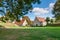 View on historic Fortress Bourtange, Groningen