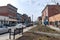 View of the historic Front Street in downtown Port Jervis, New York