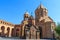 View of the historic Holy Mother of God Kathoghike Church in Yerevan. Armenia