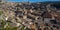 View of the historic old town of Modica in Sicily