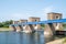 View of the historic Ruhr Weir in Duisburg