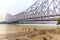 View of historic Second Howrah Bridge on Hooghly river Kolkata