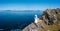 View of the historic Sheep`s Head Lighthouse on the Muntervary Peninsula in County Cork of Ireland