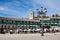 View of historic small town Chinchon near Madrid,