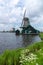 View of the historic windmills at Zaanse Schaans in North Holland