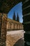 View of historical Basilica of Sts Peter and Paul at Vysehrad