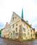 View of a historical building in the medieval center of the Estonian capital Tallin....IMAGE