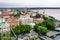 View of the historical center of Vyborg