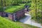 View of the historical fortifications on the Gradowa Mountain on a sunny day. Gdansk, Poland