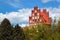 View of historical Lidzbark Gate Tower in Bartoszyce, Warmian-Masurian Voivodeship, Poland