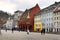 View of The Historical Merchants Hall at Freiburg im Breisgau