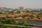 A view of the history and modern metropolis. The Forbidden City. History of civilization. Beijing China