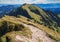 View from the Hochgrat mountain near Oberstaufen