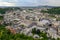 View from Hohensalzburg Castle on the old center of Salzburg on