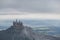 View on Hohenzollern Castle from Zeller Horn in winter times, Ge