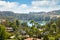 View of Hollywood Reservoir, in Los Angeles