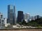 A view of Hong Kong`s skyline from Hong Kong Zoological and Botanical Gardens