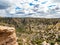 View of hoodoos at Chiricahua