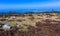 View from the Hornisgrinde mountain over the high moor in the Rhine Valley to the city Achern. Baden Wuerttemberg, Germany, Europe