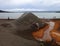 View of the hot springs, Mount Tavurvur, Rabaul, Papua New Guinea.