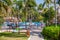 View of hotel pools at the Bahia Principe Grand Coba