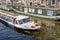 View on houseboats, Amsterdam, the Netherlands