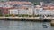 View of the houses along the waterfront in Castro-Urdiales, Cantabria, Spain