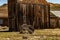 View of Houses In the Ghost Town, Bodie, California