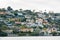 View of houses on the hills of La Playa, in Point Loma, San Diego, California