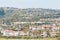 View of houses and hills in Laguna Niguel and Dana Point, Orange County, California